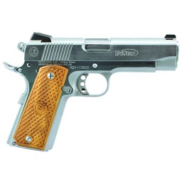 TriStar 85622 American Classic Commander 1911 45 ACP 81 4.25 Stainless Steel Barrel Chrome Serrated Steel Slide Chrome Steel Fra