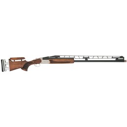 TriStar 35414 TT15A Unsingle USA 12 Gauge 1rd 2.75 34 Adjustable Rib Barrel Silver Rec Walnut Fixed with Adjustable Comb Stock R