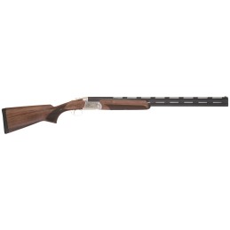 TriStar 33134 Trinity II OverUnder 20 Gauge Break Open 3 2rd 28 Blued Barrel Silver Steel Rec Deluxe Walnut Furniture Fiber Opti