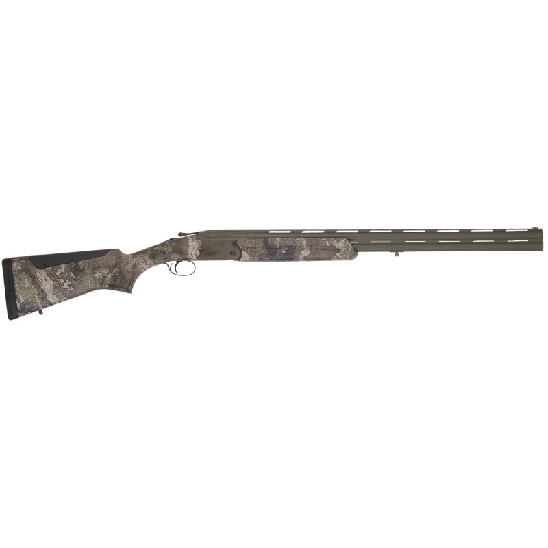 TriStar 35223 Hunter Mag II  12 Gauge 3.5 2rd 28 ChromeLined OD Green BarrelRe TrueTimber Strata Furniture Fiber Optic Sight 5 E