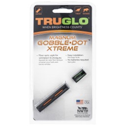 Truglo TG941XA Magnum GobbleDot Xtreme Universal Shotgun Fiber Optic RedGreen .25 Rib