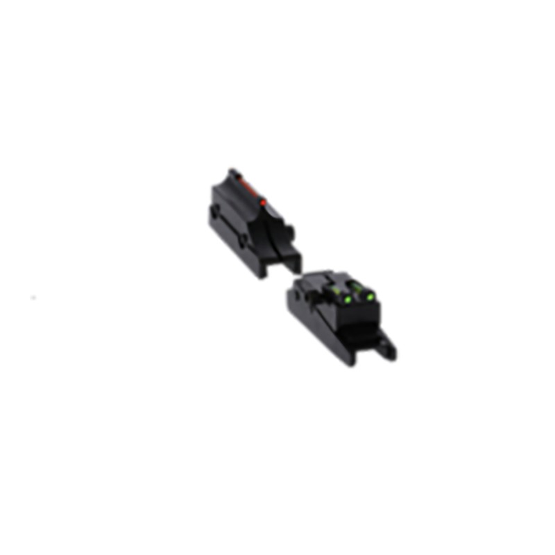 Truglo TG944A Pro Magnum GobbleDot Browning Maxus Silver RedGreen Fiber Optic Black 14 Rib