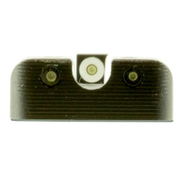 TruGlo TG231H1W Tritium Pro  Black  Green Tritium White Outline Front Sight Green Tritium Rear Sight