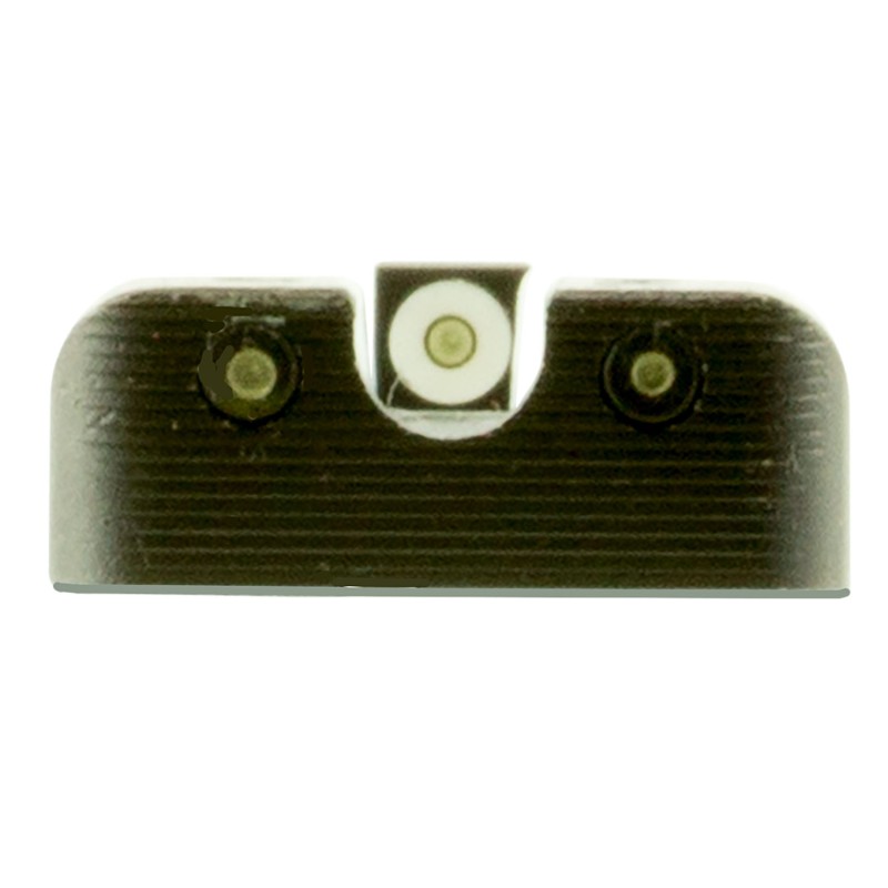 TruGlo TG231H1W Tritium Pro  Black  Green Tritium White Outline Front Sight Green Tritium Rear Sight