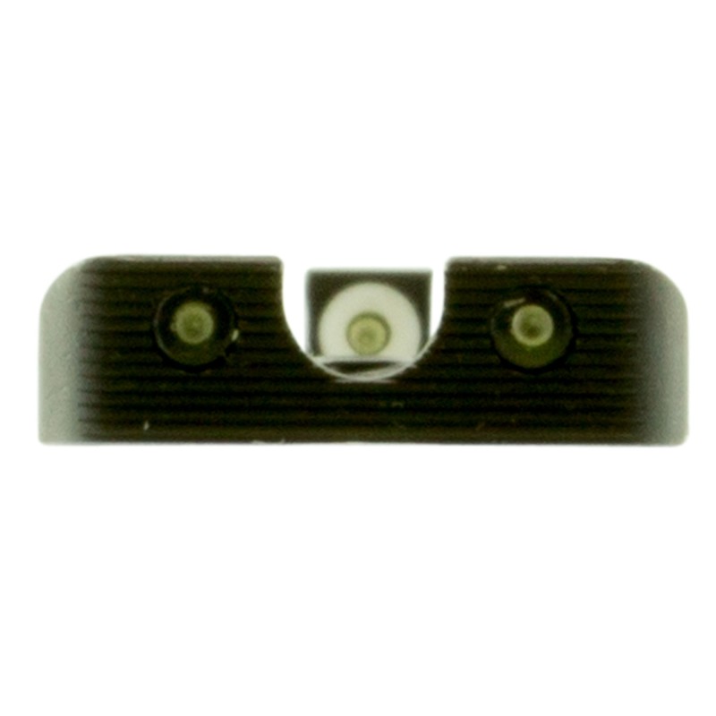 TruGlo TG231MP1W Tritium Pro  Black  Green Tritium White Outline Front Sight Green Tritium Rear Sight