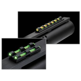 Truglo TG94D GobbleDot  Universal Shotgun GreenRed Fiber Optic Green Fiber Optic Black