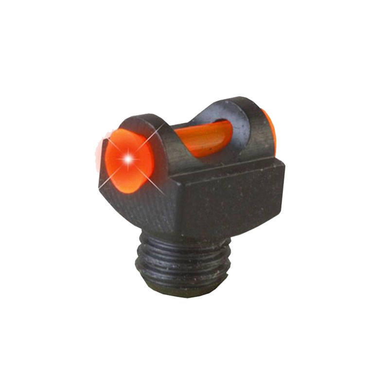 TruGlo TG954DR StarBrite Deluxe Bead  Black  Red Fiber Optic Front Sight 2.6 mm Threads