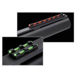 Truglo TG94 GobbleDot  Universal Shotgun GreenRed Fiber Optic Green Fiber Optic Black