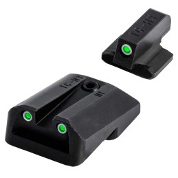 TruGlo TG231N1 Tritium  Black  Green Tritium Front Sight Green Tritium Rear Sight