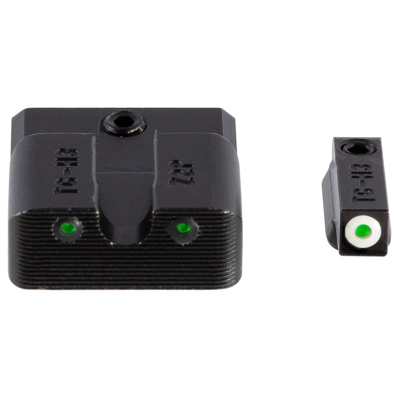 TruGlo TG231MP3W Tritium Pro  Black  Green Tritium White Outline Front Sight Green Tritium Rear Sight