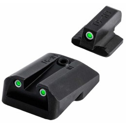 TruGlo TGTG231N3 Tritium  Black  Green Tritium Front Sight Green Tritium Rear Sight