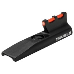 TruGlo TGTG975RB Rimfire Rifle FiberOptic Front Sight  Black  Red Fiber Optic