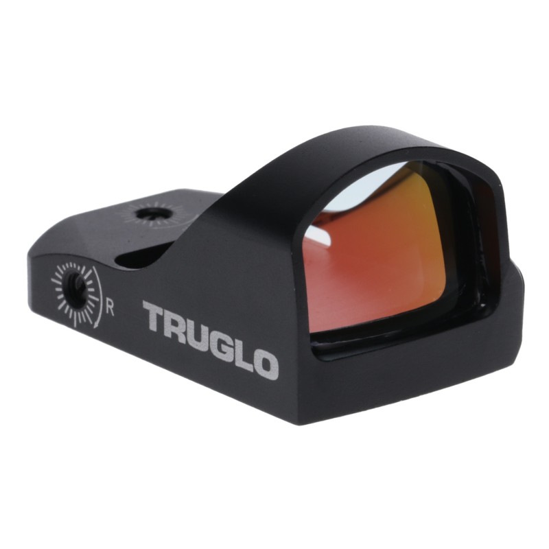 TruGlo TG8100B2 TruTec Micro Black Hardcoat Anodized 23x17mm 3 MOA Red Dot Reticle