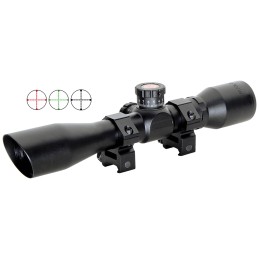 Truglo TG8504BT TruBrite Xtreme Compact Tactical 4x 32mm Obj 20.79 ft  100yds FOV 1 Tube Black Finish MilDot