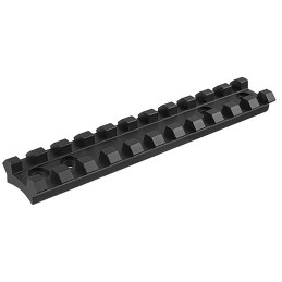 TruGlo TGTG8940A Picatinny Optic Rail  Matte Black Anodized