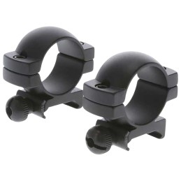 TruGlo TGTG8960B1 Lightweight Scope Rings  Matte Black 1 Medium