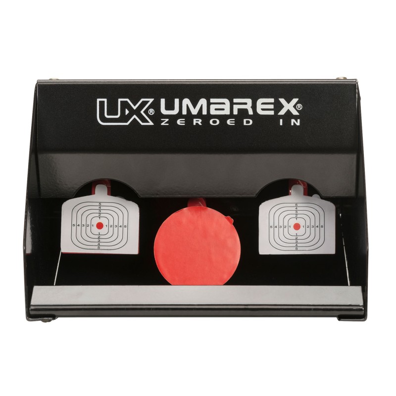 Umarex USA 2218075 Trap Shot ReSetable Steel RedWhite Target Air Rifle