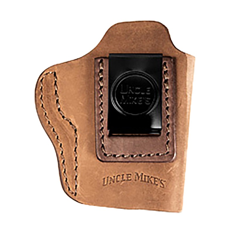 Uncle Mikesleather1791 UMIWB3BRWA Inside the Waistband IWB Size 03 Brown Leather Compatible wSpringfield Hellcat Glock 4243 Belt