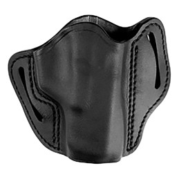 Uncle Mikesleather1791 UMOWB2MBLR Outside The Waistband Holster OWB Size 02 Matte Black Leather Belt Slide Fits Glock 1719 Right