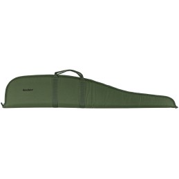 Uncle Mikes 22417 GunMate Rifle Case Large Style Green Nylon 48 OAL Lockable Full Length Zipper Wrap Around Handles Embroidered 