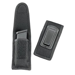 Uncle Mikes 88241 Under Cover Single Mag Case Single Black Kodra Nylon Belt Clip