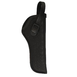 Uncle Mikes 81031 Sidekick Hip Holster OWB Size 03 Black Cordura Belt Loop Fits MedLarge DA Revolver Fits 56.50 Barrel Right Han