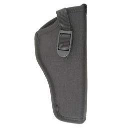 Uncle Mikes 81051 Sidekick Hip Holster OWB Size 05 Black Cordura Belt Loop Fits Large SemiAuto Fits 4.505 Barrel Right Hand