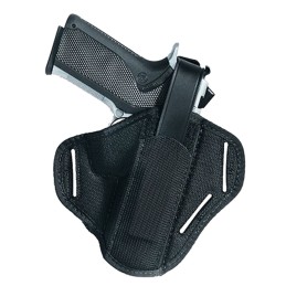 Uncle Mikes 86000 Super  OWB Size 0 Black Kodra Nylon Belt Slide Fits SmMed DA Revolver Fits 23 Barrel Ambidextrous