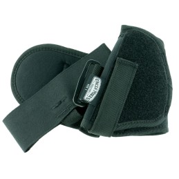 Uncle Mikes 88211 Ankle Holster Ankle Size 01 Black Kodra Nylon Velcro Fits .32.380 Cal Med. SemiAuto Fits 34 Barrel Right Hand