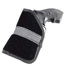 Uncle Mikes 87443 Inside The Pocket Holster IWB Size 03 Black Suede Like Pocket Fits Springfield XD Fits Sm Frame 5rd Revolver F