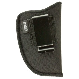 Uncle Mikes 21306 GunMate Holster IWB Size 06 Black TriLaminate Belt Clip Fits Med Frame Pistol Fits 4 Barrel Ambidextrous