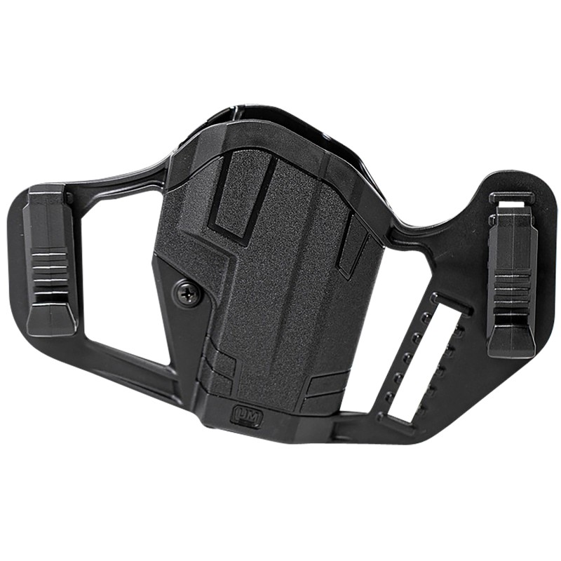 Uncle Mikes 79130 Apparition  IWBOWB Black Polymer Belt Clip Compatible wGlock 4343X Ambidextrous