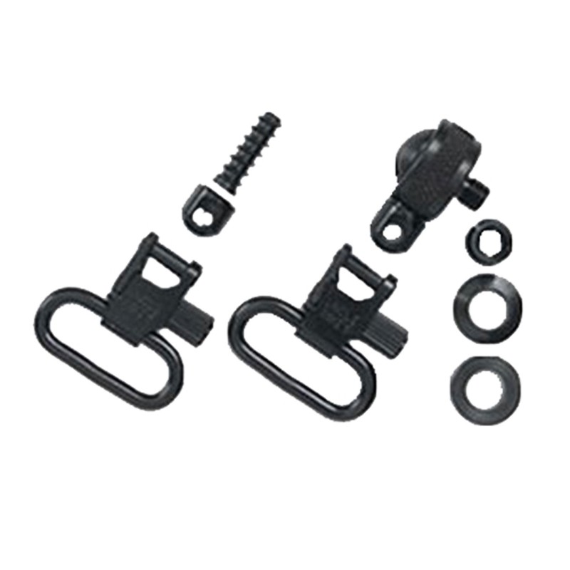 Uncle Mikes 15612 Magnum Swivel Set Quick Detach 115 MC Blued 1 Loop for Most Pump  Auto Shotguns