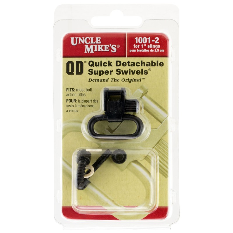 Uncle Mikes MO10012 Super Swivel  Blued 1 Steel Quick Detach