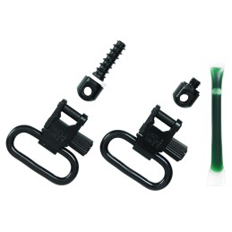 Uncle Mikes 15312 Fore End Band Swivel Set Quick Detach 115 LRB Blued 1 Loop for Tube Magazine Leaver Action Rifles Carbines Mos