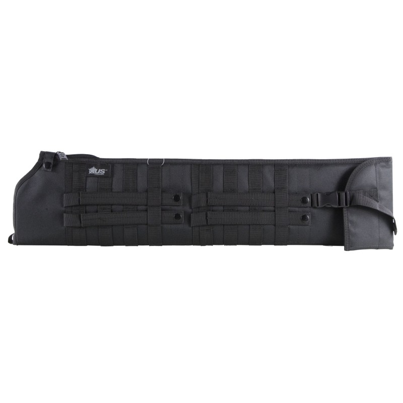 US PeaceKeeper P13035 Shotgun Scabbard  made of 600D Polyester with Black Finish Webbing Detachable Shoulder Carry  Removable Re