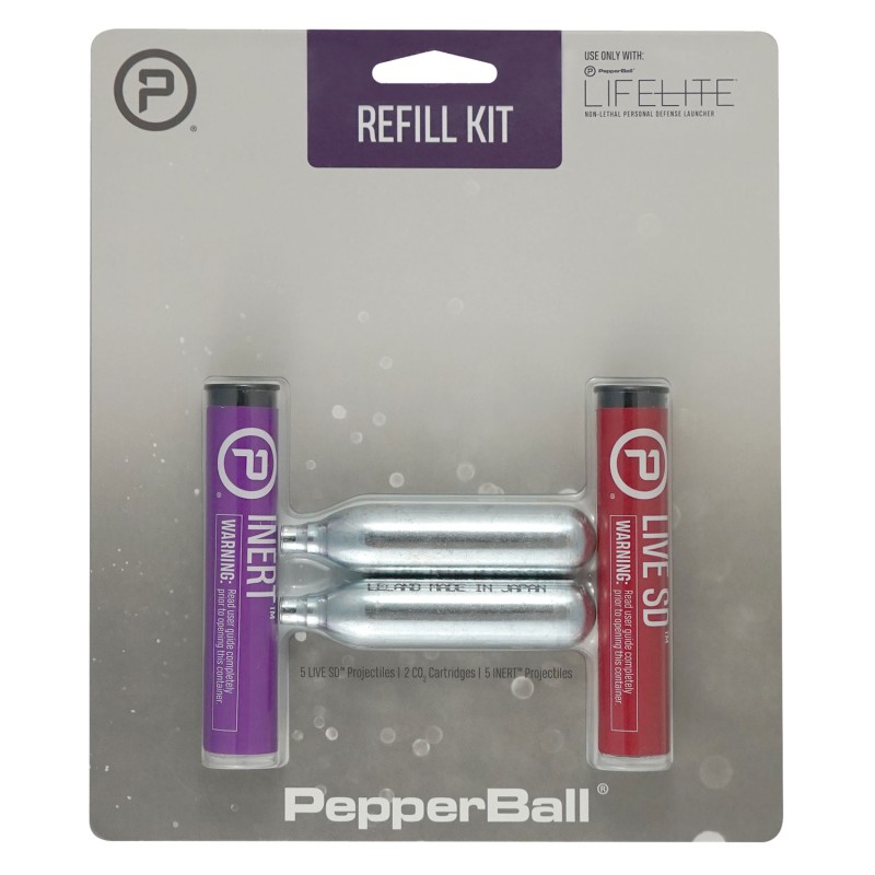 PepperBall 970010178 LifeLite Refill Kit  Includes Practice ProjectileSD PepperBall Projectile2 CO2 Cartridges