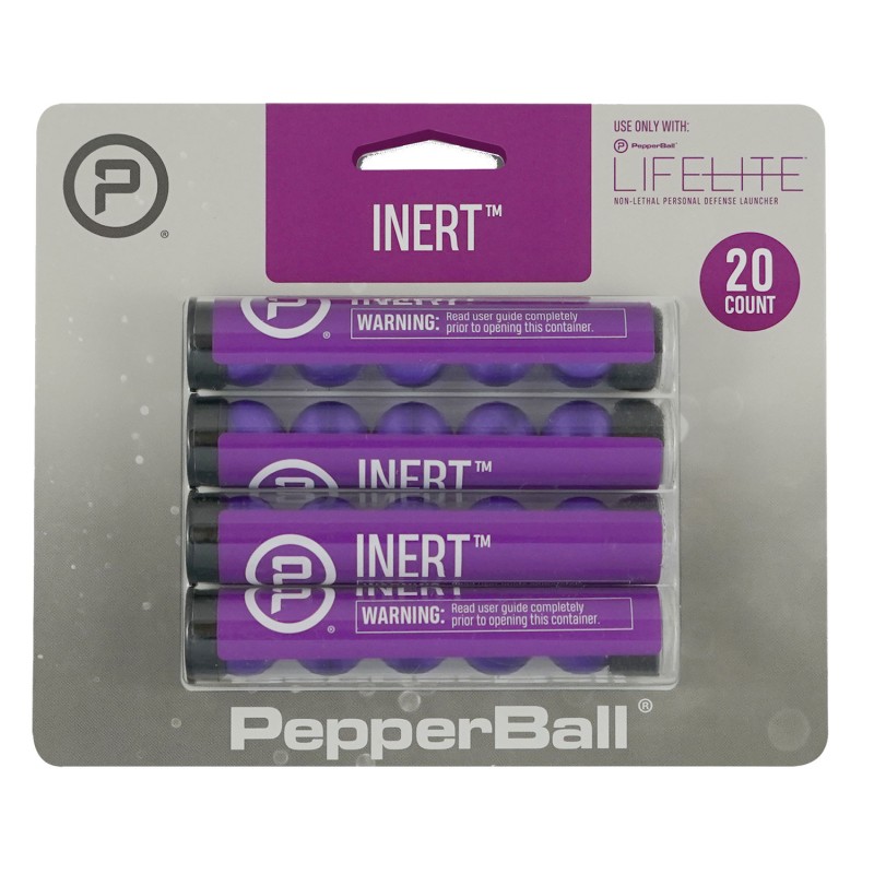 PepperBall 100841105 Inert Projectile  .09 oz 20 Count