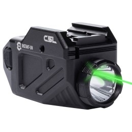 Viridian 9300027 C5L with SAFECharge C Series Black 650 Lumens WhiteGreen Laser GlockSig SauerSmith  Wesson