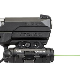 Viridian 9300015 X5L Gen 3 Green Laser with Tactical Light X Series Black 500 Lumens LED White