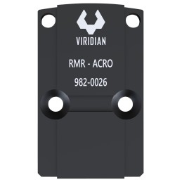 Viridian 9820026 RFX45 RMR Mounting Adapter  Black Anodized