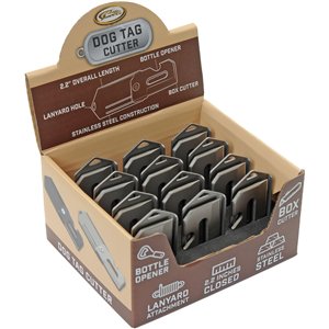 Dog Tag Cutter Folder 12Pc