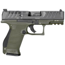 Walther Arms 2858428 PDP Compact Optic Ready 9mm Luger 4 151 Black Steel Slide Performance Duty Textured  Polymer Grip