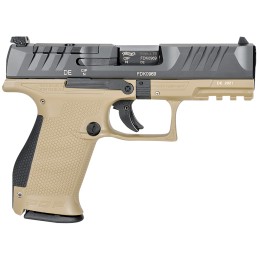 Walther Arms 2858444 PDP Compact Optic Ready 9mm Luger 4 151 Black Steel Slide Performance Duty Textured  Polymer Grip