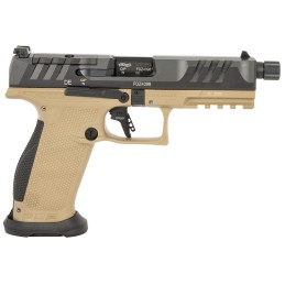 Walther Arms 2876582 PDP Pro SD 9mm Luger 181 5.10 Threaded Barrel Black Optic CutSerrated Slide FDE Polymer Frame with Pic. Rai