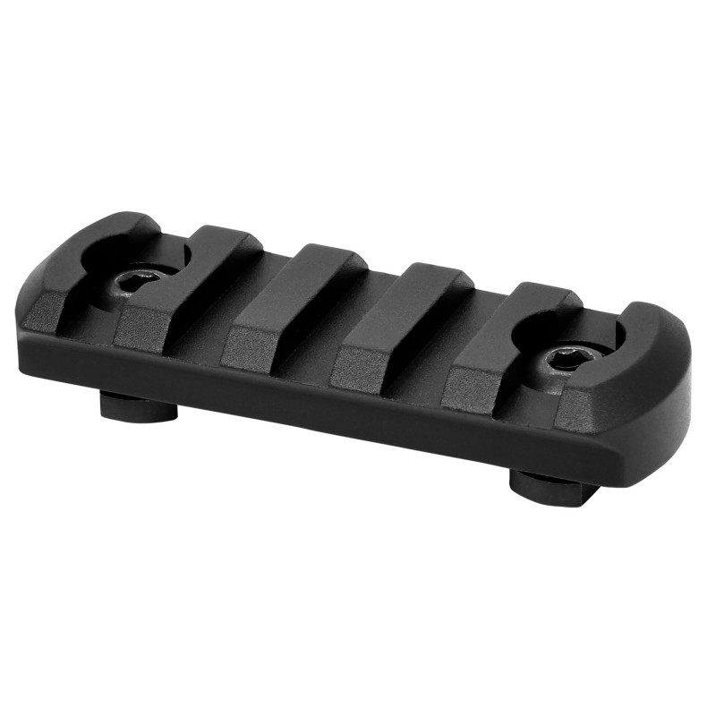 Warne 6202M MLOK 5 Slot Rail  Black Anodized