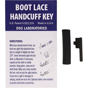 Boot Lace Covert Handcuff Key