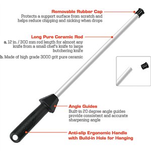 Ceramic Sharpening Rod