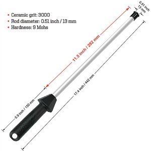 Ceramic Sharpening Rod