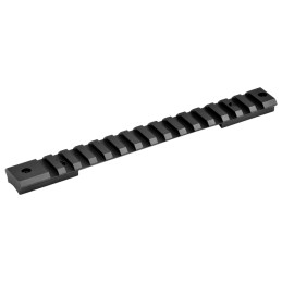 Warne M673M Remington 700 Tactical Rail Matte Black Short Action 0 MOA